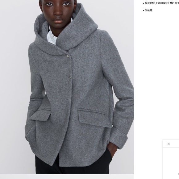 wraparound collar coat